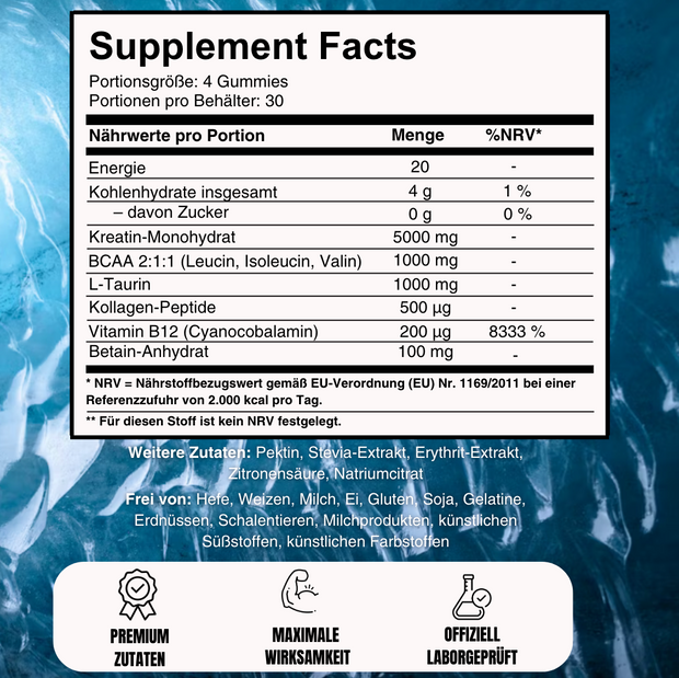 Bearperformance Kreatin Gummies